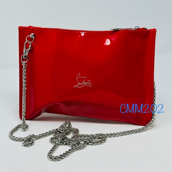 Christian Louboutin Handbags - Christian Louboutin Red Crossbody Beauty Pouch